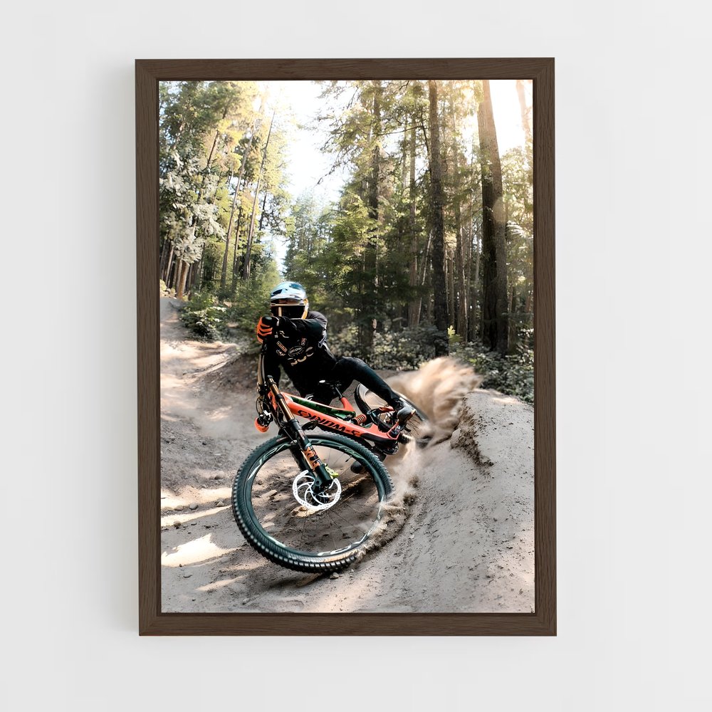 Poster Mountain biking – affiche Cyclisme (vue 5)